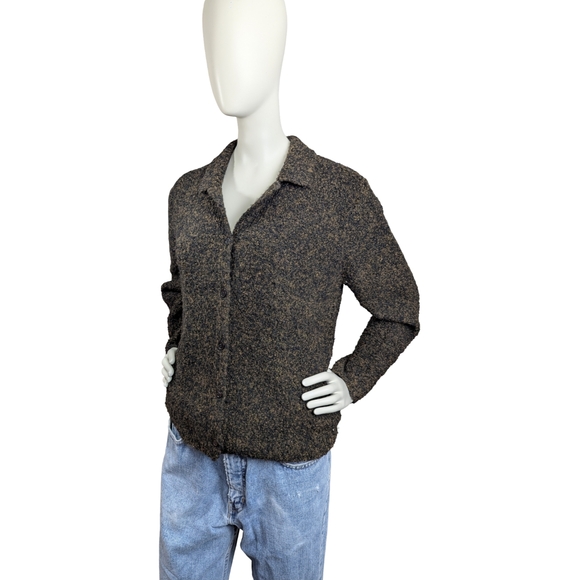 Deane & White Vintage Wool Blend Bouclé Button-Front Cardigan | Women’s S - Picture 4 of 7